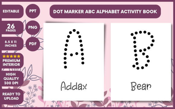 Download Dot Marker Abc Alphabet Activity Book - Alphabet activity book Collection