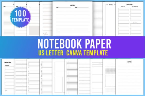 Download Notebook Paper Mega Bundle KDP Interiors - Mega bundle Collection