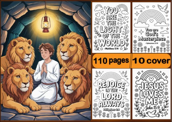 Download 110 Pages Bible Coloring Book for Kids - Bible coloring book Collection