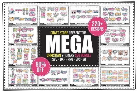 Download Christian Stickers Mega Bundle - Mega bundle Collection