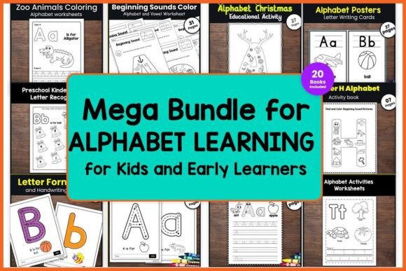 Download Alphabet Learning for Kids Mega Bundle - Premium Bundle