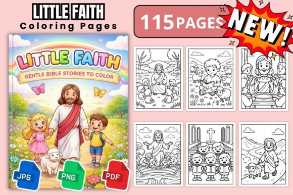 Download Little Faith Bible Coloring Book - Bible coloring book Collection