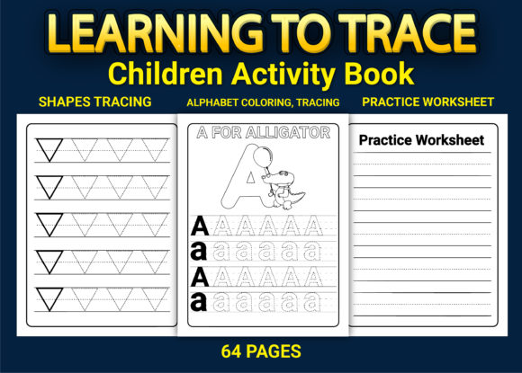 Download Coloring, Learning, Letter &amp; Shape Trace - Premium Resources